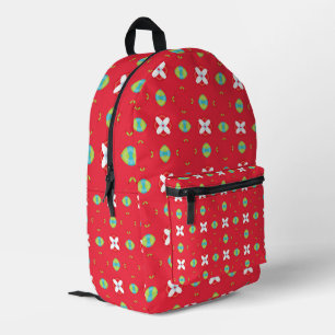 Christmas Holiday Charm Pattern 02 - Printed Backpack