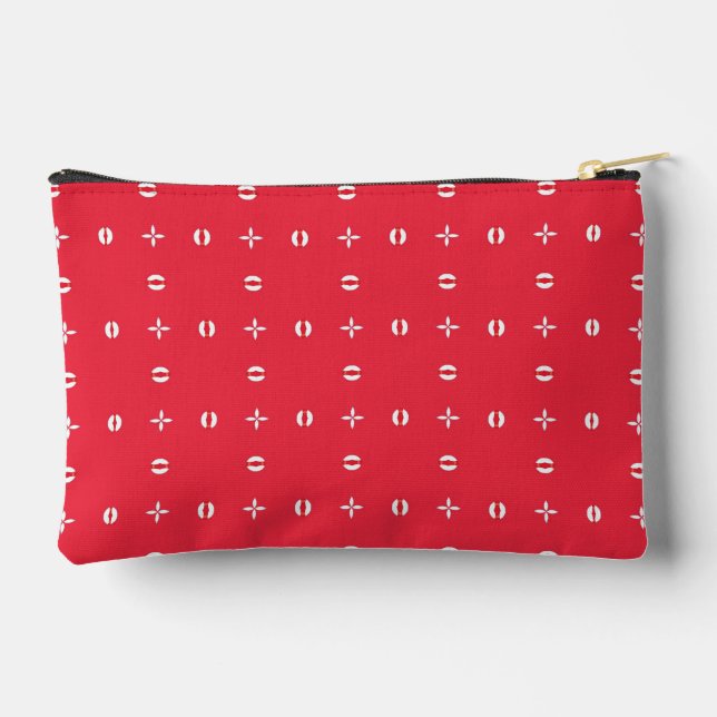 Christmas Holiday Charm Pattern 09 -  Accessory Pouch (Back)