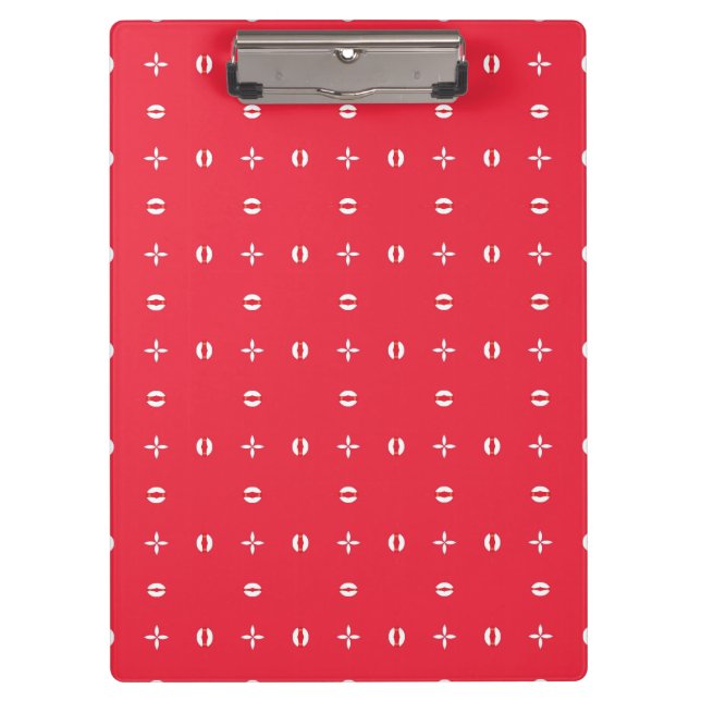 Christmas Holiday Charm Pattern 09 -  Clipboard (Front)