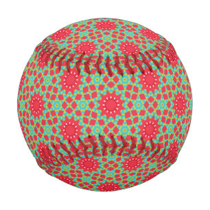 Christmas Holiday Charm Pattern Baseball