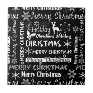 Christmas holiday, Christmas pattern Tile