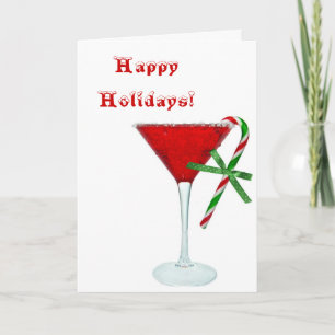 Christmas Holiday Cocktail Card