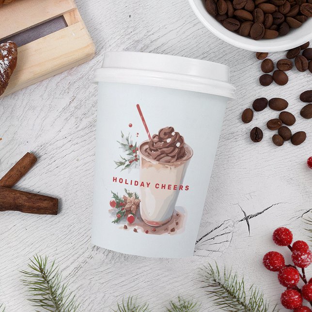 Christmas Holiday Coffee Mingle Party Paper Cups (Creator Uploaded)