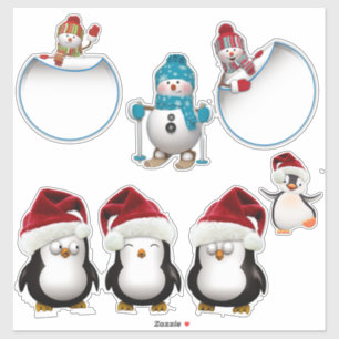 Christmas Holiday Collection Sticker