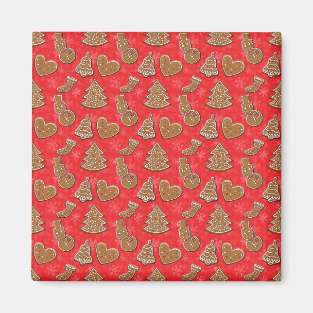 Christmas Holiday Cookie Magnet (Front)