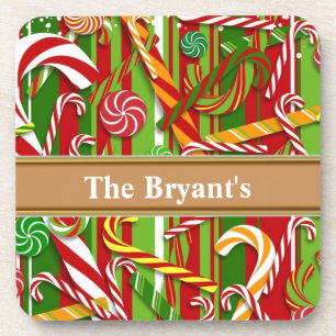 CHRISTMAS HOLIDAY  CORK COASTERS TEMPLATE