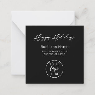 Christmas Holiday Custom Business Logo Card