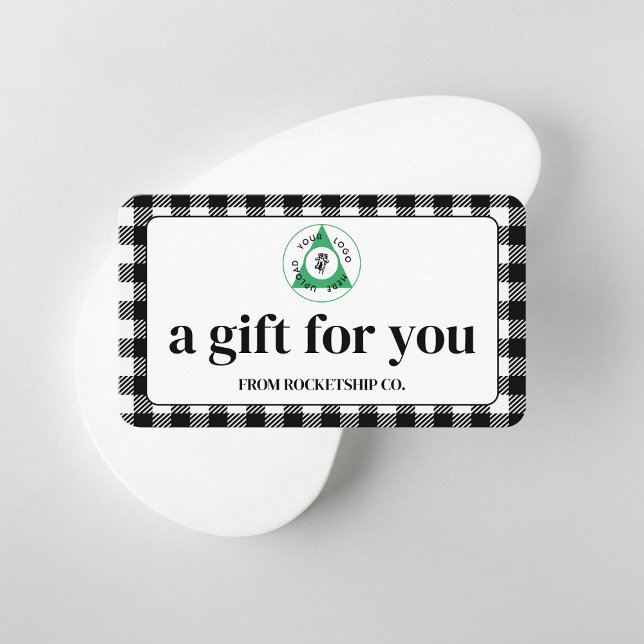 Christmas Holiday Custom Logo Gift Certificate (Creator Uploaded)