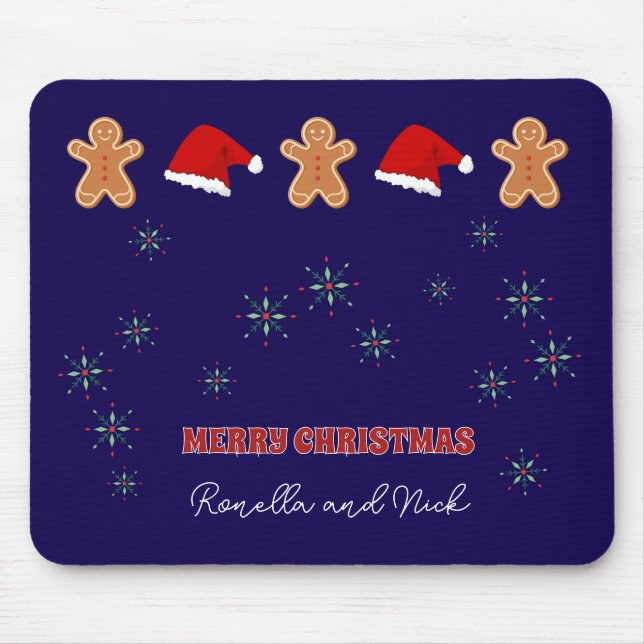 Christmas - Holiday - Custom Mouse Pad (Front)