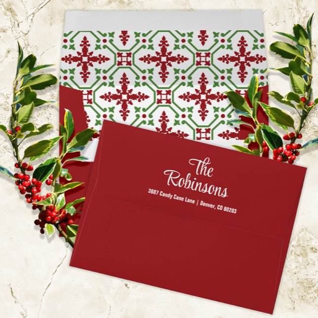 Christmas Holiday Dark Red Envelope (Creator Uploaded)