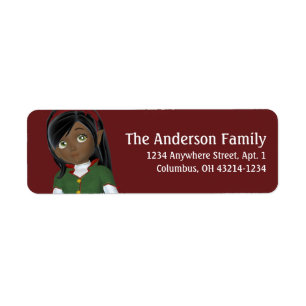 Christmas Holiday Dark Skin Elf - Christmas