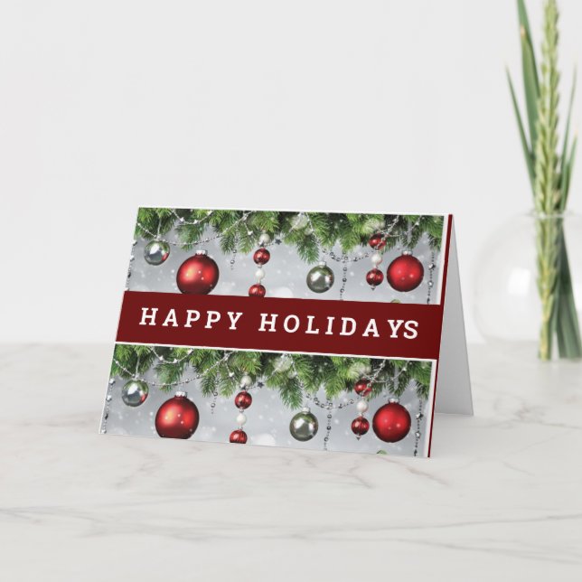 CHRISTMAS HOLIDAY DECOR CARD (Front)