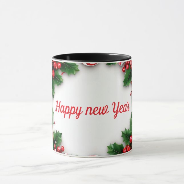 Christmas holiday design mug (Center)