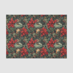 Christmas Holiday Dinosaur  pattern  Tissue Paper