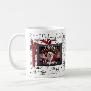 Christmas Holiday Dog Themed Coffee Mug