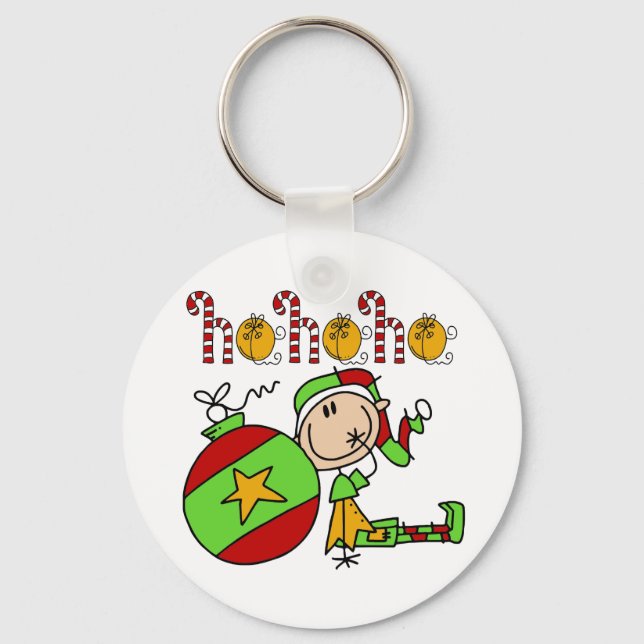 Christmas Holiday Elf Key Ring (Front)