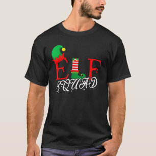 Christmas Holiday Elf Squad Xmas Elves Funny  T-Shirt
