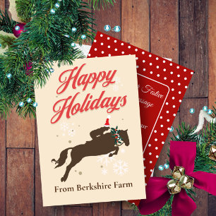 Christmas Holiday Equestrian Horse