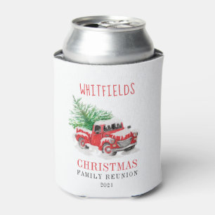 Christmas Holiday Family Reunion Personalised Can Cooler