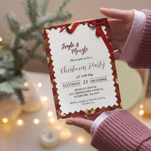 Christmas Holiday Favourite things festive favouri Invitation