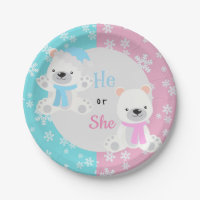 Christmas Holiday Gender Reveal Polar Bear