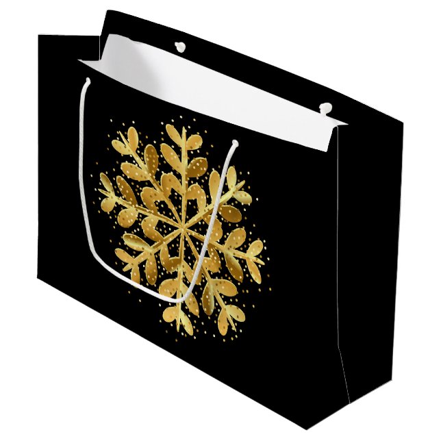 Christmas Holiday Gift Bag (Front Angled)