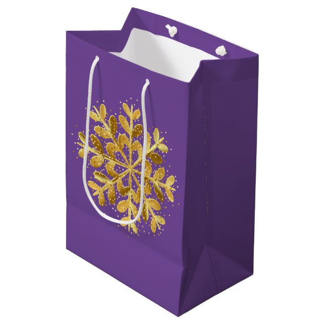 Christmas Holiday Gift Bag (Front Angled)