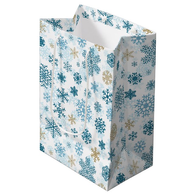 Christmas Holiday Gift Bag (Front Angled)