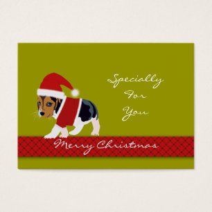Christmas Holiday Gift Tag (Dog) - Personalise