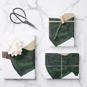 Christmas Holiday Gift Wrap Sheets