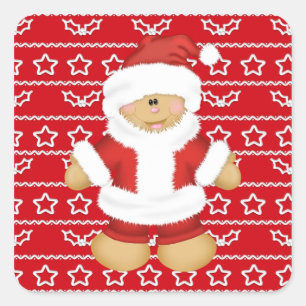 Christmas Holiday Gingerbread cartoon sticker