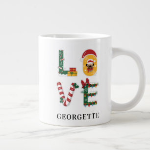 Christmas Holiday Grandma Personalised Large Coffee Mug