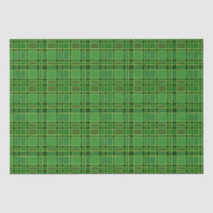 Christmas Holiday Green and Gold Tissue Paper