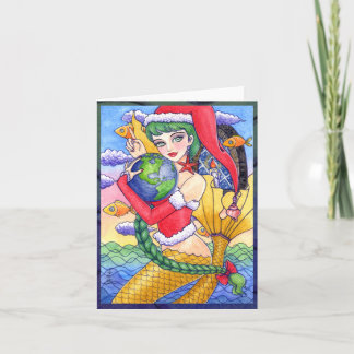 Christmas Holiday Greeting Card by Ann Howard