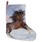 Christmas Holiday Horse Stocking