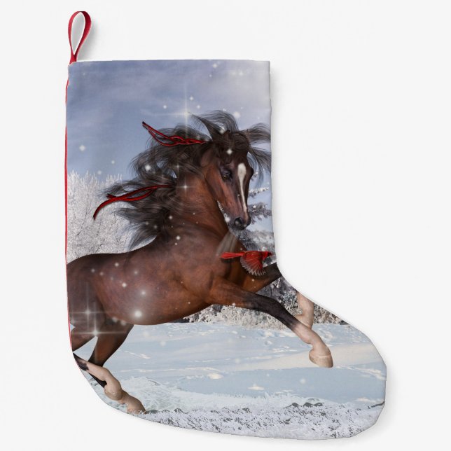 Christmas Holiday Horse Stocking (Front)