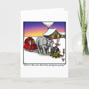 Christmas Holiday Humour Greeting Card 