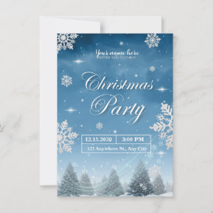 Christmas holiday invitations, Xmas invitations