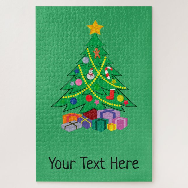 Christmas Holiday Jigsaw Puzzle (Vertical)