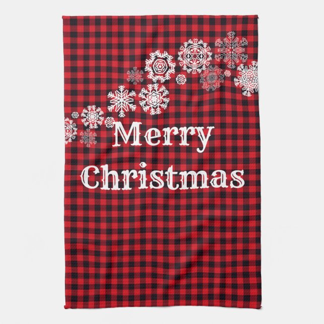 Christmas Holiday Kitchen Towel (Vertical)