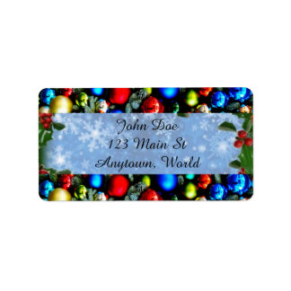 Christmas Holiday Label