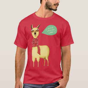 Christmas Holiday Llama T-Shirt