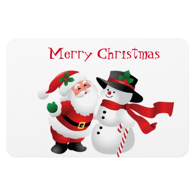 Christmas Holiday Magnet (Horizontal)