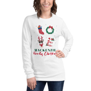 Christmas Holiday Matching Family Mom T-Shirt
