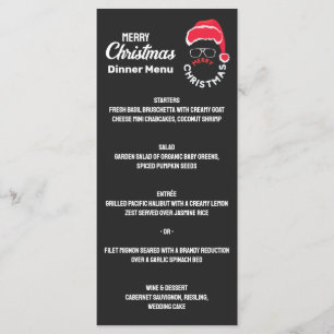 Christmas Holiday Merry Christmas Dinner Menu