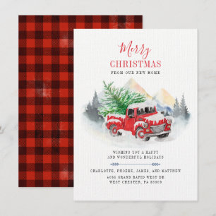 Christmas Holiday Moving Rustic Announcement