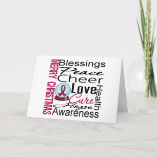 Christmas Holiday Multiple Myeloma Collage Card