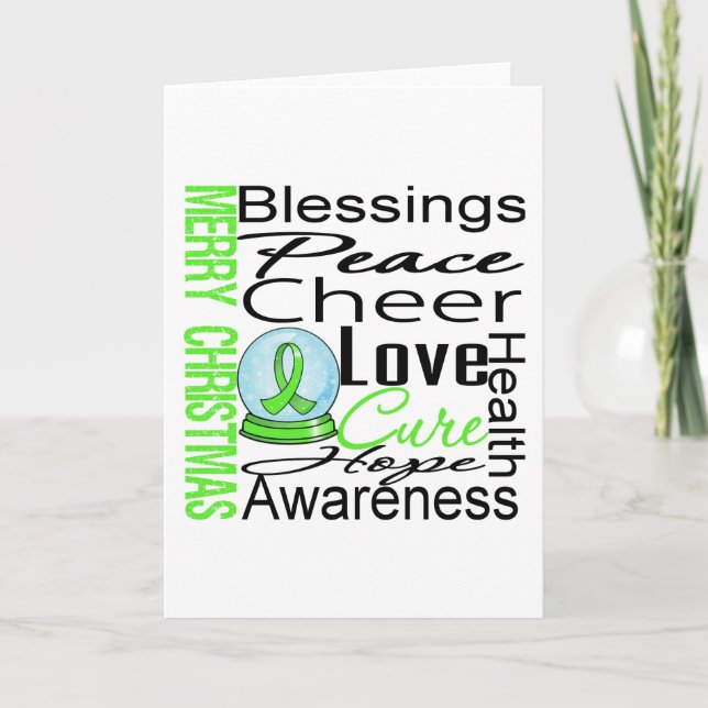 Christmas Holiday Non-Hodgkin's Lymphoma Collage (Front)