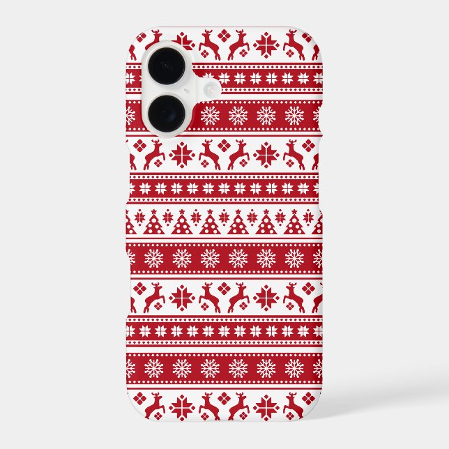 Christmas Holiday Nordic Pattern Cosy (Back)
