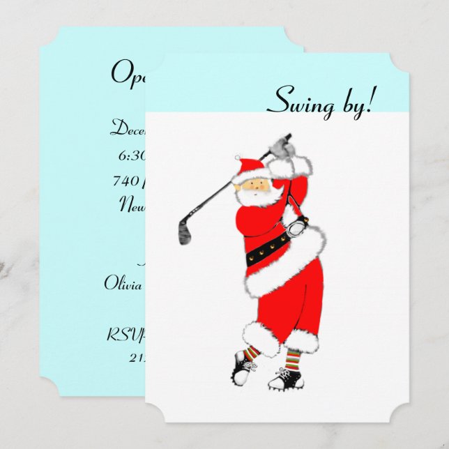 Christmas Holiday Open House Invitations (Front/Back)